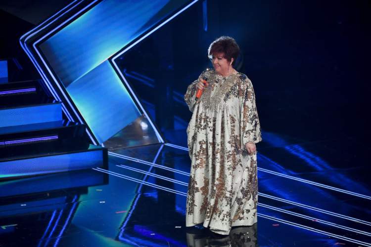 Orietta Berti canta al 'Festival di Sanremo'