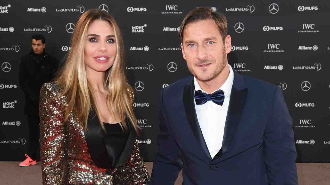 Francesco Totti e Ilay Blasi