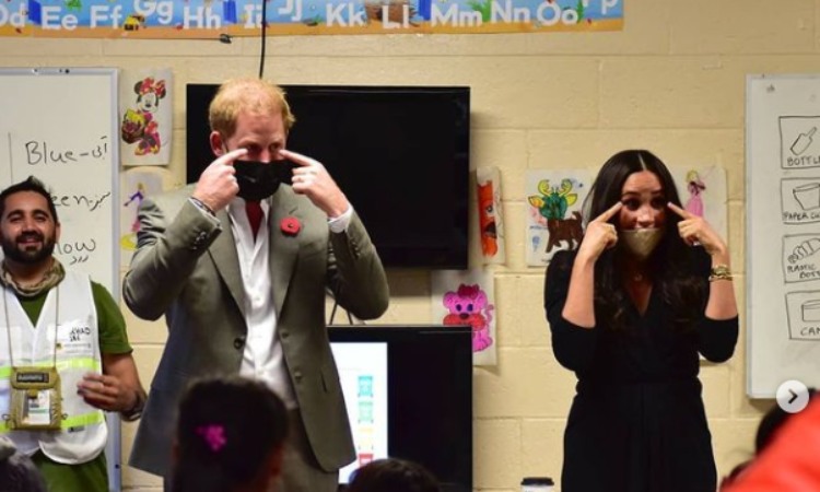 Harry e Meghan in New Jersey