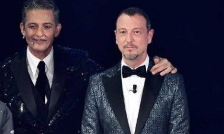 Amadeus e Fiorello a Sanremo