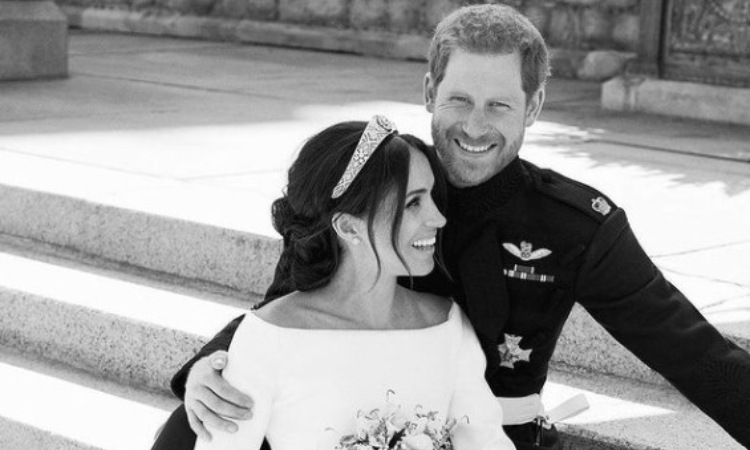 Harry e Meghan foto del matrimonio