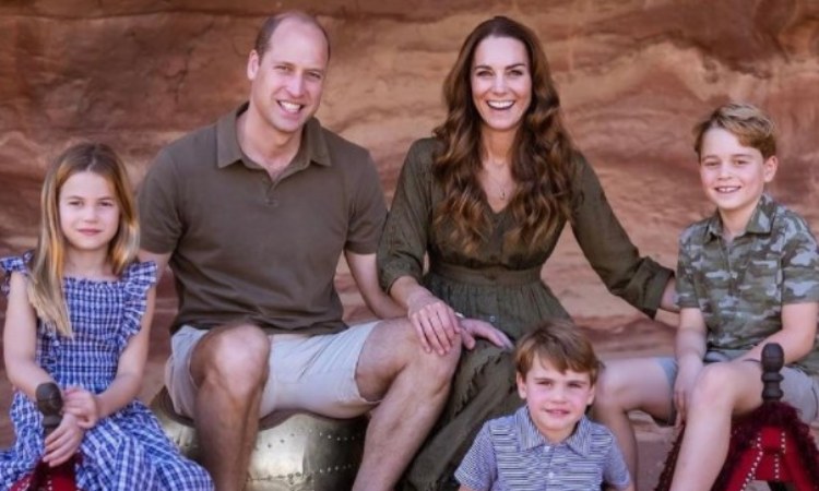William e Kate- foto di famiglia