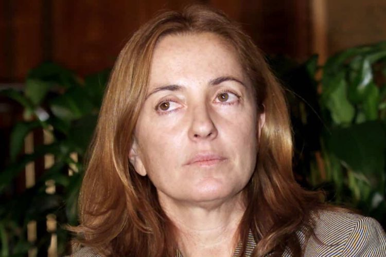 barbara Palombelli triste