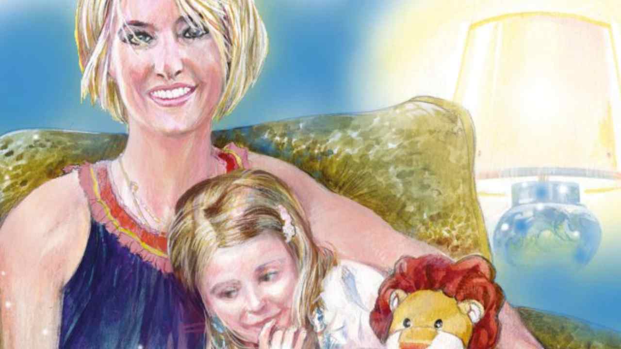 Hellen Hidding e la figlia su una copertina del loro libro