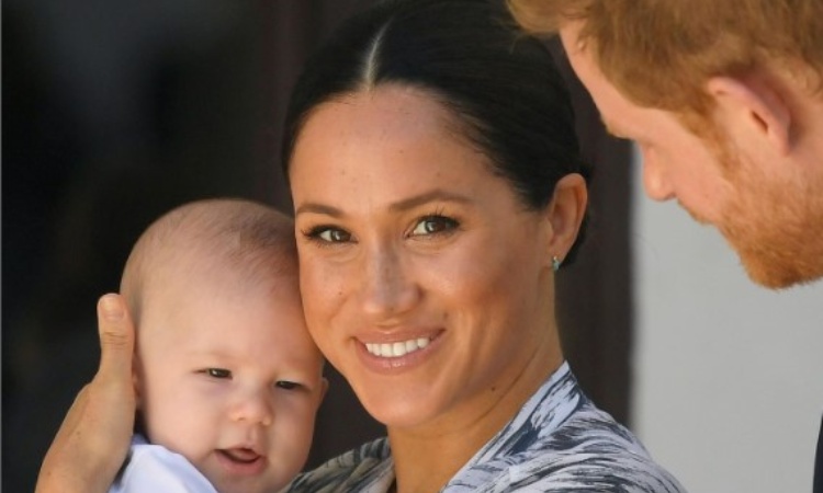 Meghan e Harry con il piccolo Archie 