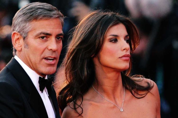 george clooney elisabetta canalis villa