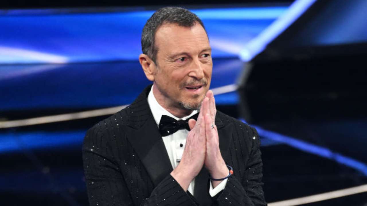 Amadeus durante Sanremo