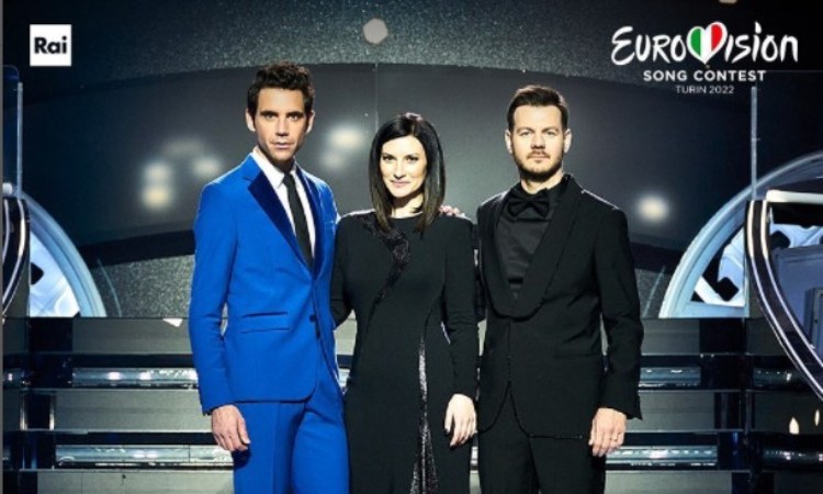 Laura Pausini, Mika e Alessandro Cattelan- Festival di Sanremo 2022 