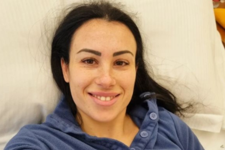 Vanessa Ferrari dopo l'operazione chirurgica