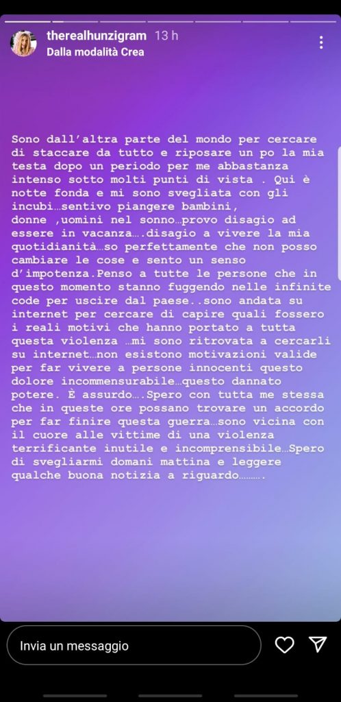 messaggio di michelle