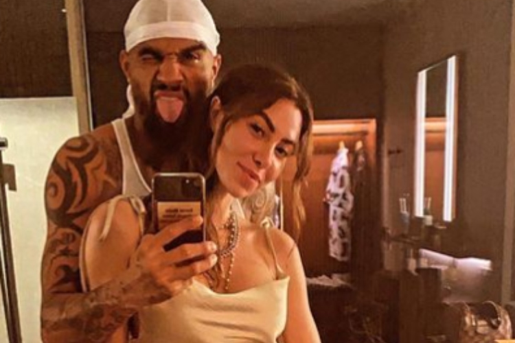 Kevin Prince Boateng e Valentina Fradegrada 