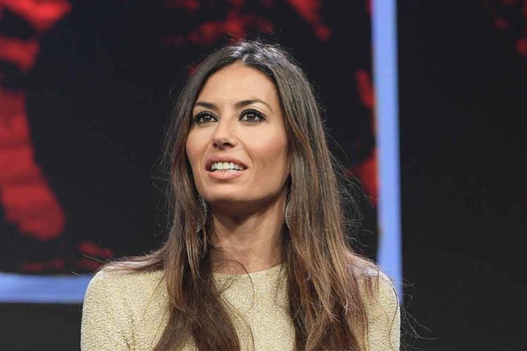 Elisabetta Gregoraci in un programma in tv