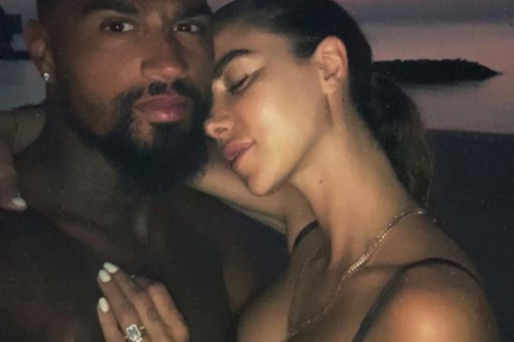 Kevin Prince Boateng e Valentina Fradegrada