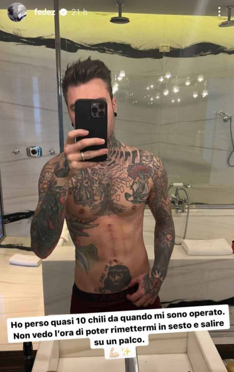 fedez perso 10 kg