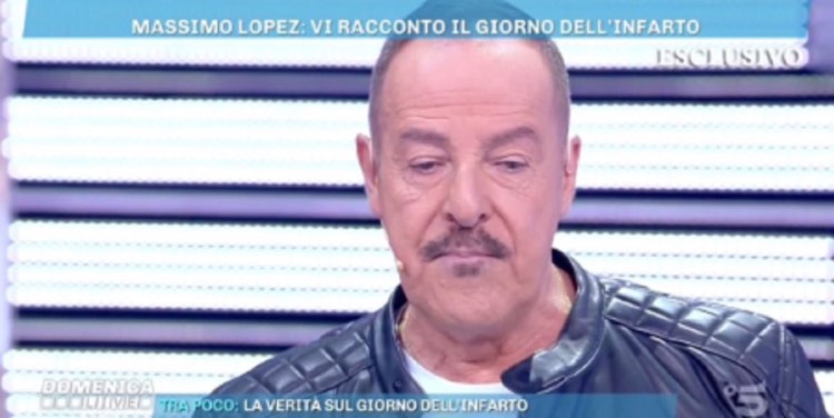 massimo Lopez lutto infarto