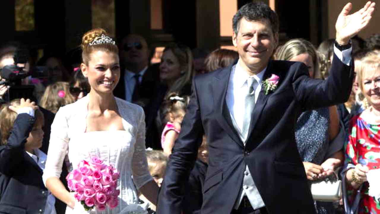 Carlotta Mantovan il giorno delle nozze con Fabrizio Frizzi (fonte web) (1)