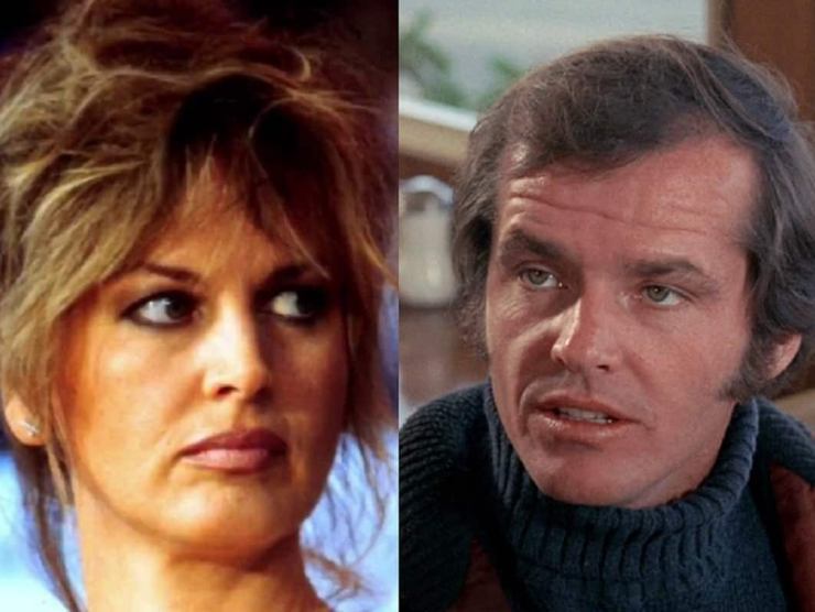 Dalila di Lazzaro con Jack Nicholson(Fonte Web)