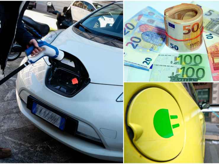 Il bonus per l'acquisto di macchine elettriche o ibride (fonte web) 