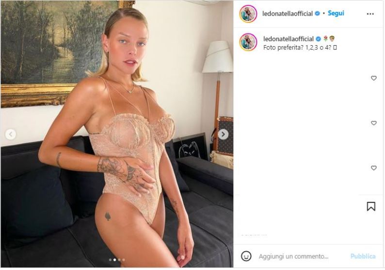 Giulia Provvedi Ig Post (foto web)