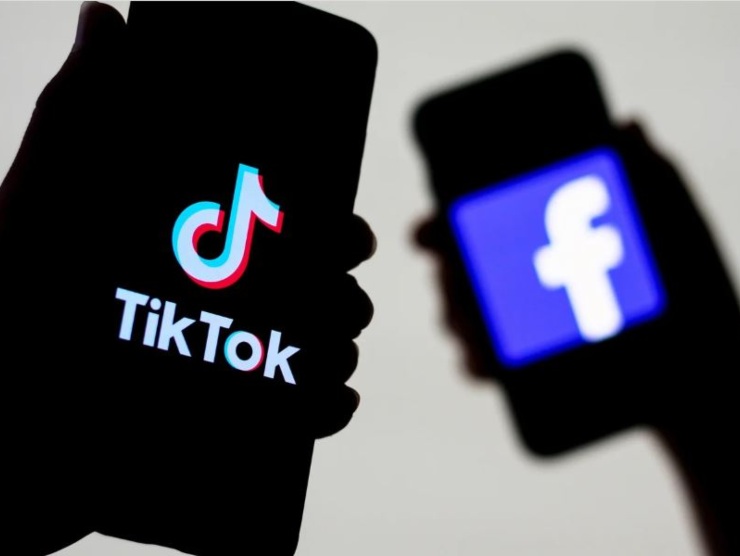 META vs TikTok (foto web)