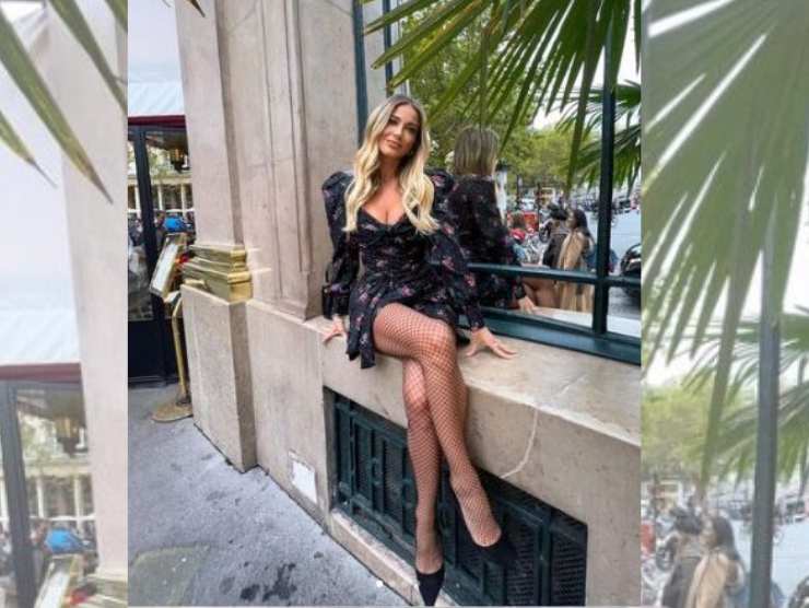 Diletta Leotta alla Paris Fashion Week (foto web)